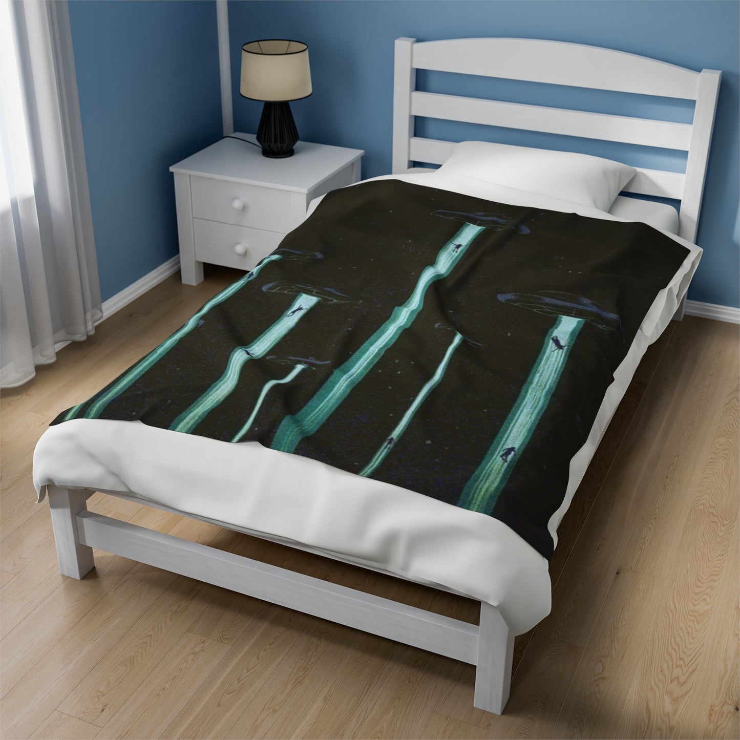 UFO Velveteen Plush Blanket