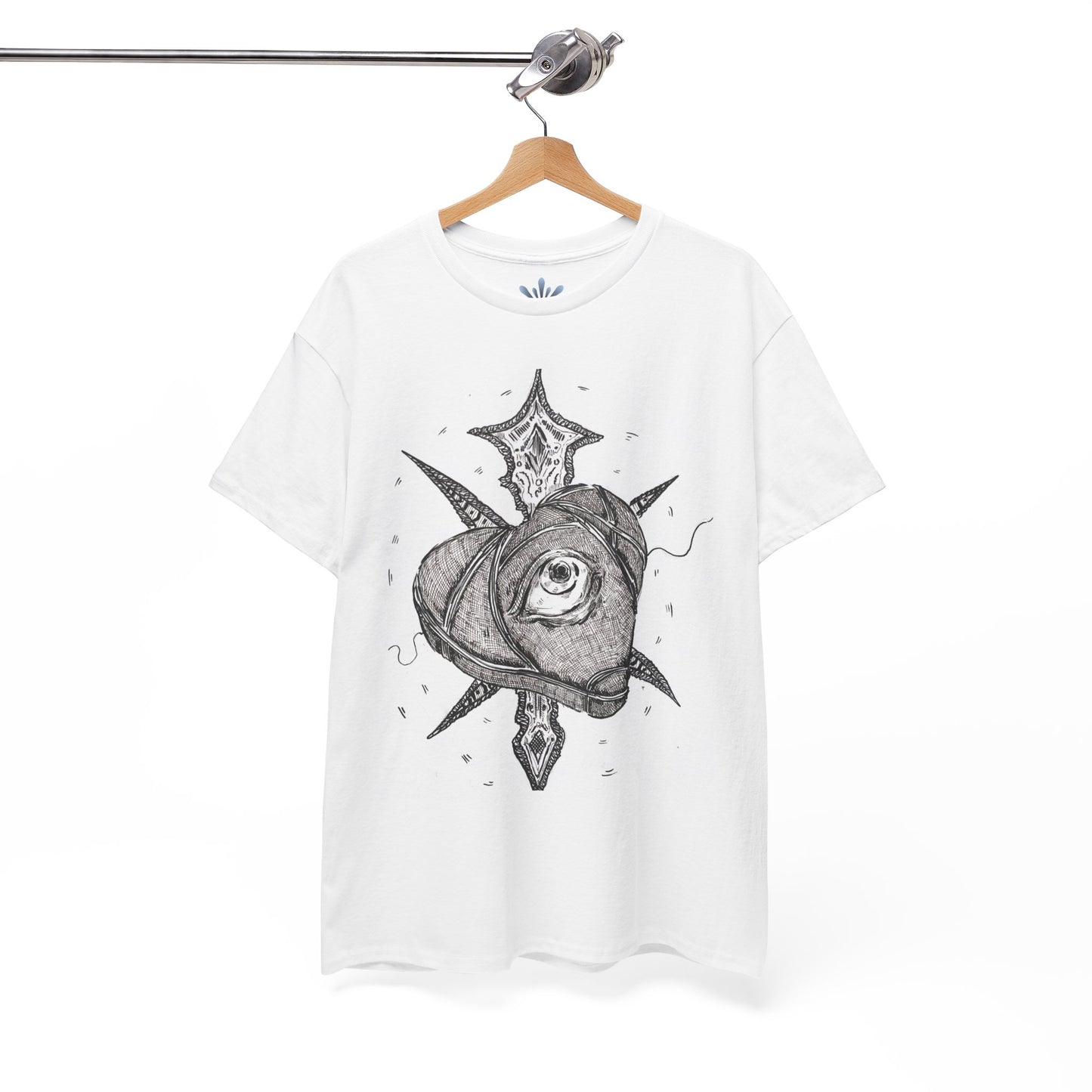 Unisex cotton crew tee ( live2feel )